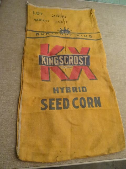 lot 206 image: Vintage Northrup King Seed Corn Bag