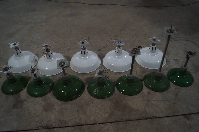 lot 9 image: Porcelain Ceiling Lights
