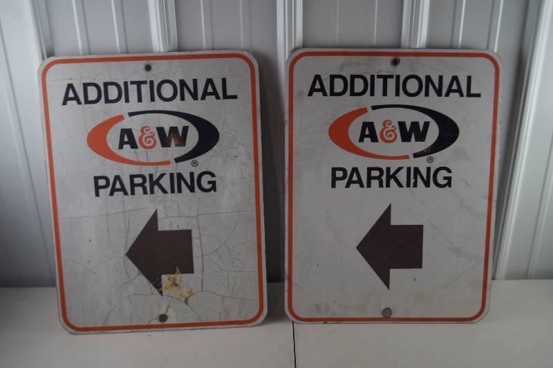 lot 16 image: A & W Signs