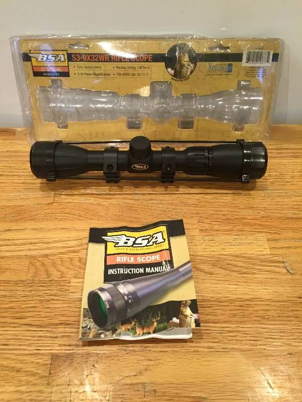 lot 17 image: BSA - 3-9x32WR Scope