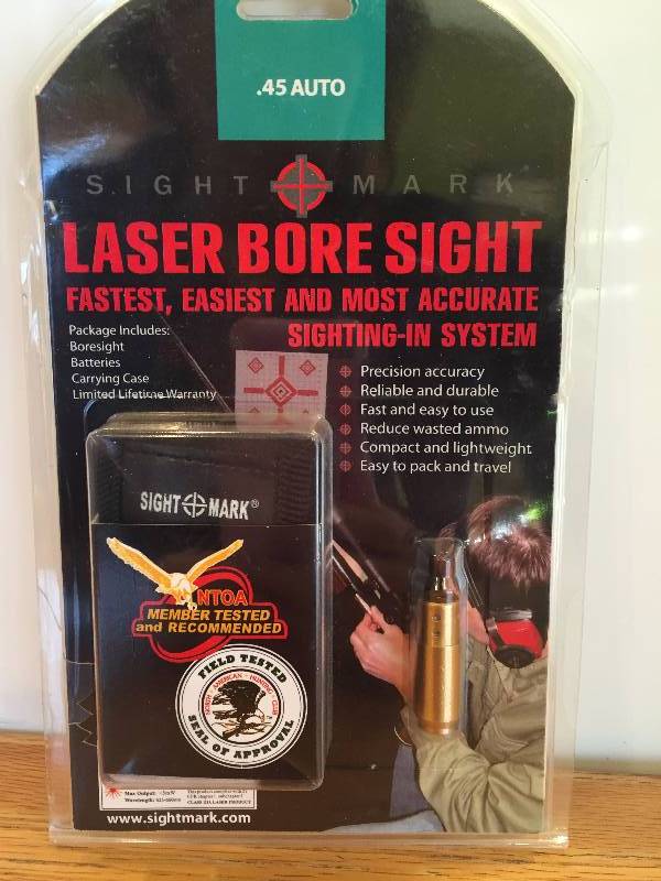 lot 60 image: Sightmark Laser Bore Sight .45 Auto