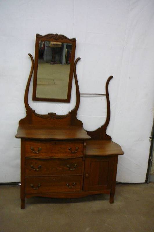Oak Wash Stand Dresser