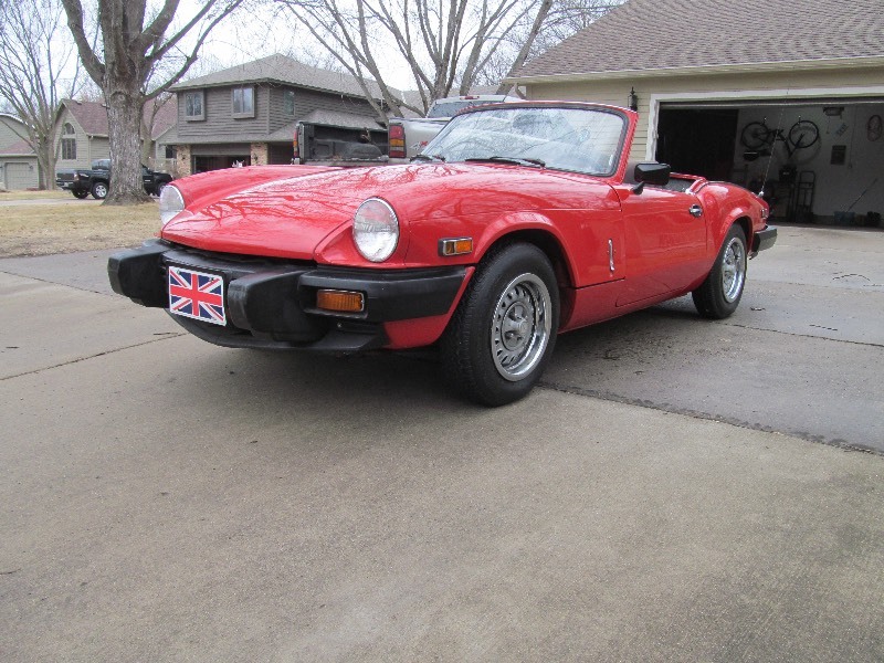 lot 3 image: 1980 Triumph Spitfire 1500