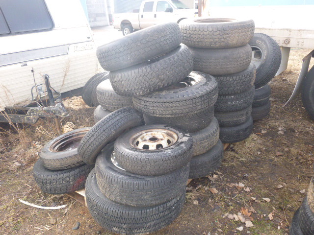 Large Lot of Miscellaneous Tires