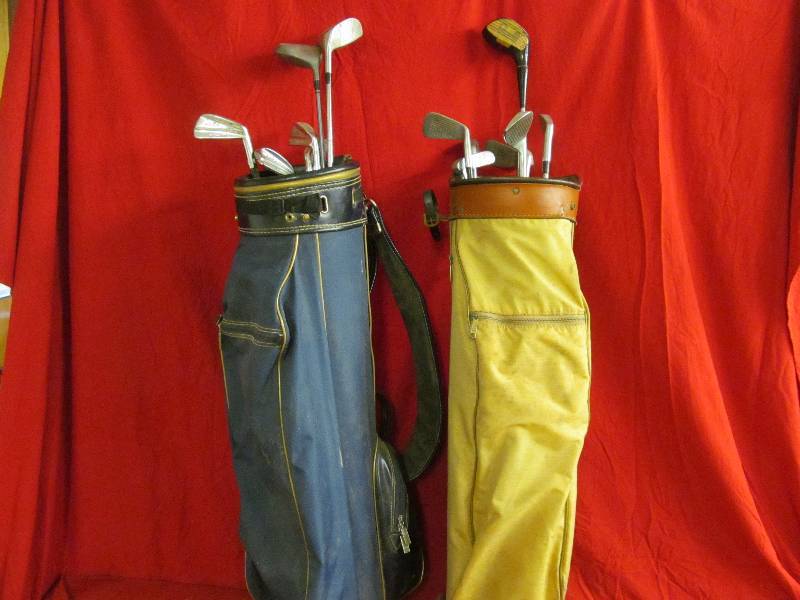 lot 57 image: golf bags ,clubs