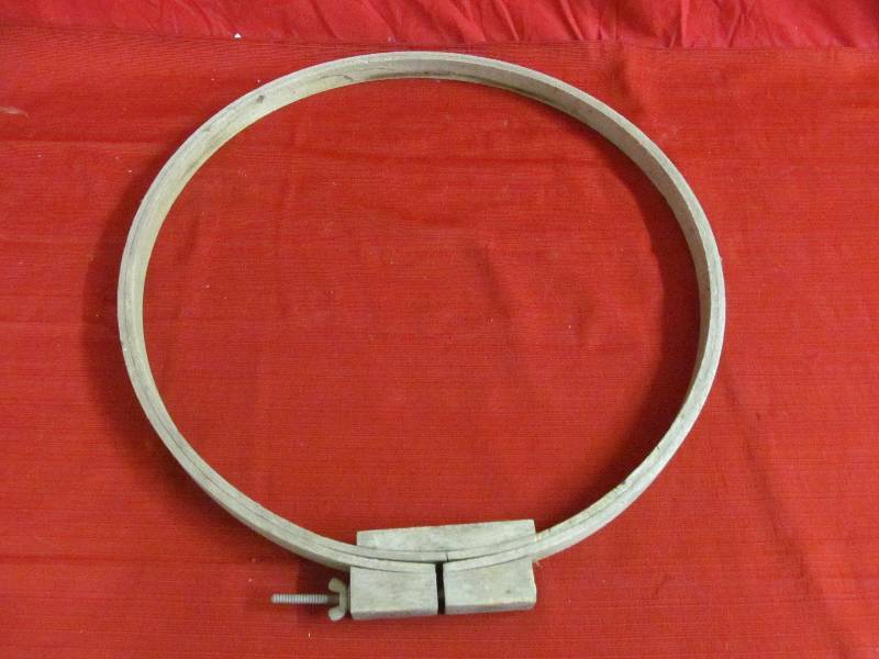lot 87 image: vintage quilting hoop