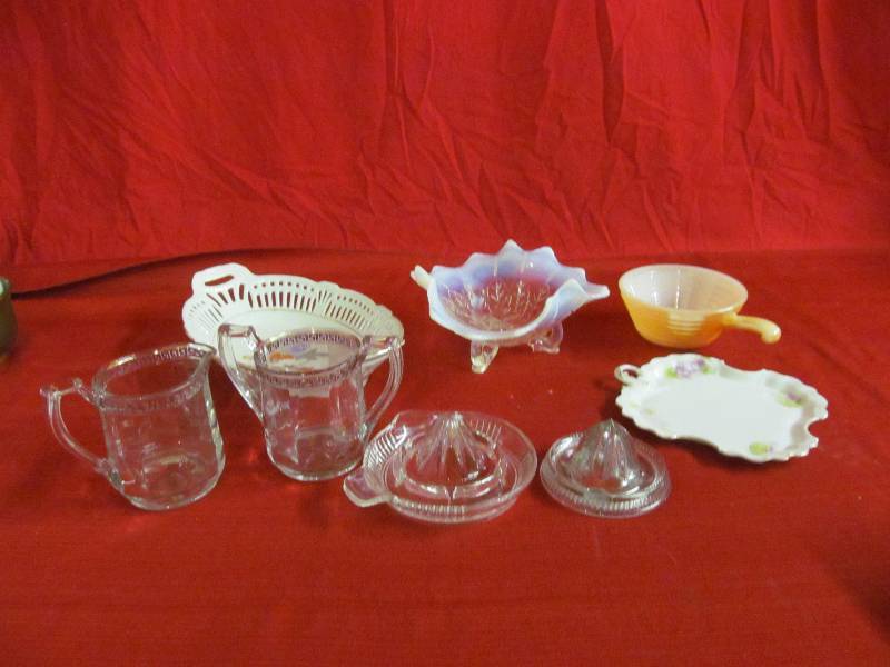 lot 130 image: Fire king bowl