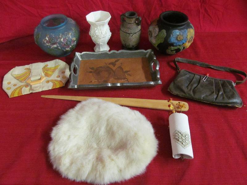 lot 153 image: vintage vases