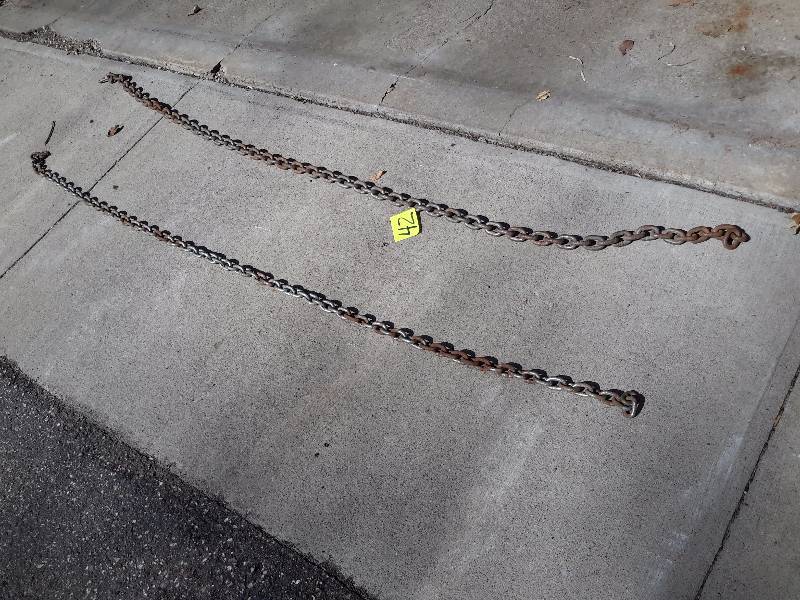 2, 96in Logging Chains.. Heavy Gauge