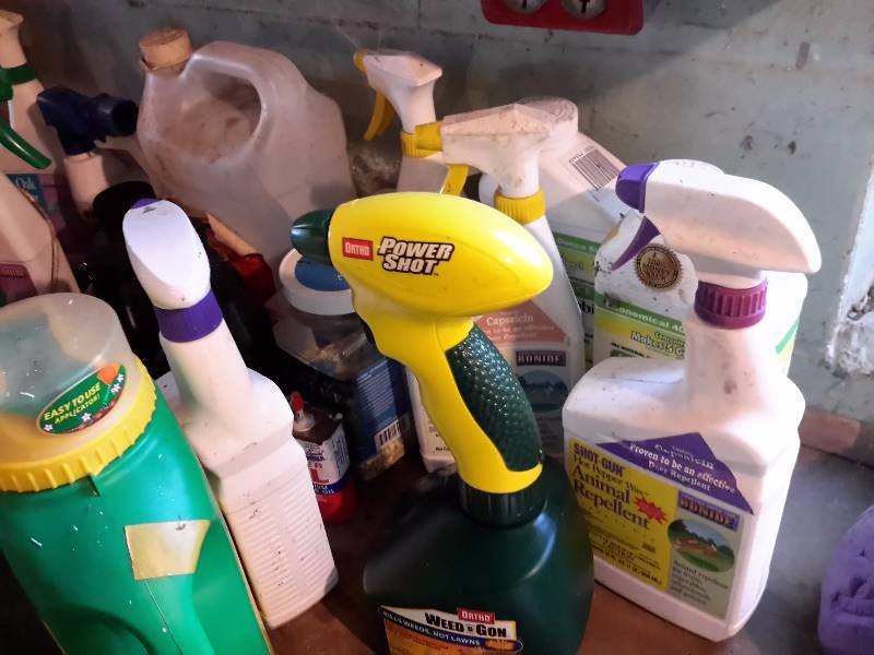 Large lot of Chemicals as pictured