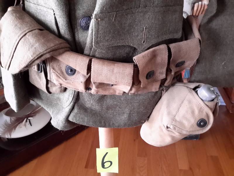 World War I Army Uniform.. 2 Hats, Belts.. USA Uniforms