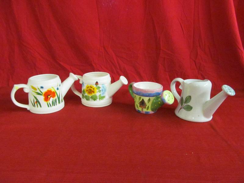 lot 111 image: Ceramic Sprinkler Cans