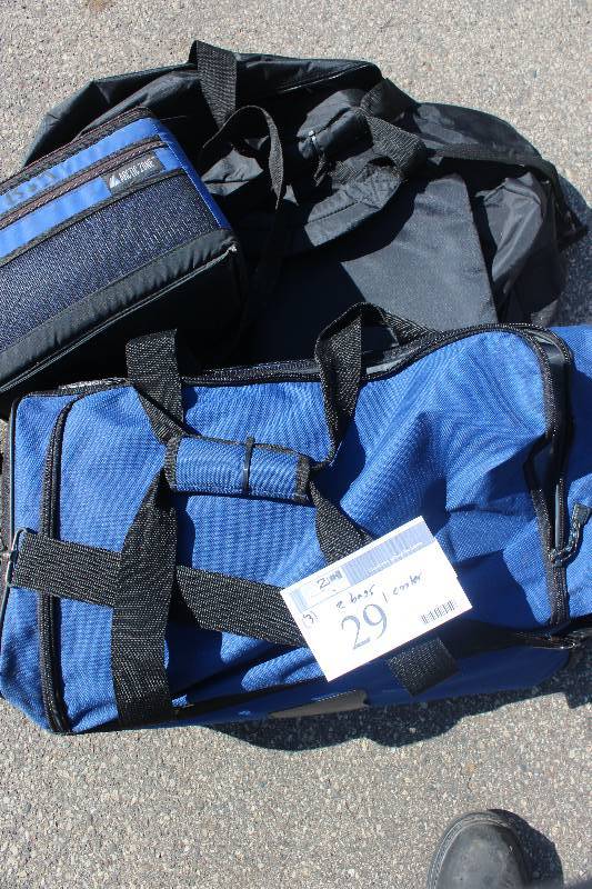 lot 29 image: Lot of (3) Bags, Cooler Bag