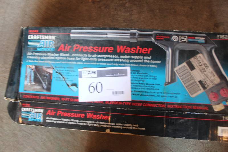lot 60 image: Craftsman Air Pressure Washer