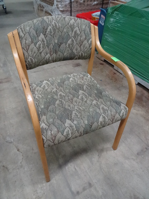 Wood framed side chair
