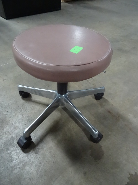 Doctors adjustable height exam stool