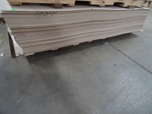 Sheets of masonite
