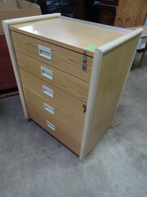 5 drawer cabinet on wheels