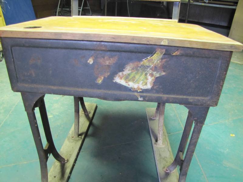 Vintage School Desk