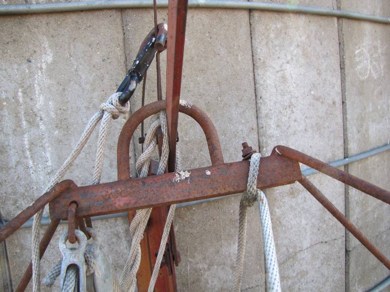 Vintage Hay Bale Carrier  Flower Pot Hanger