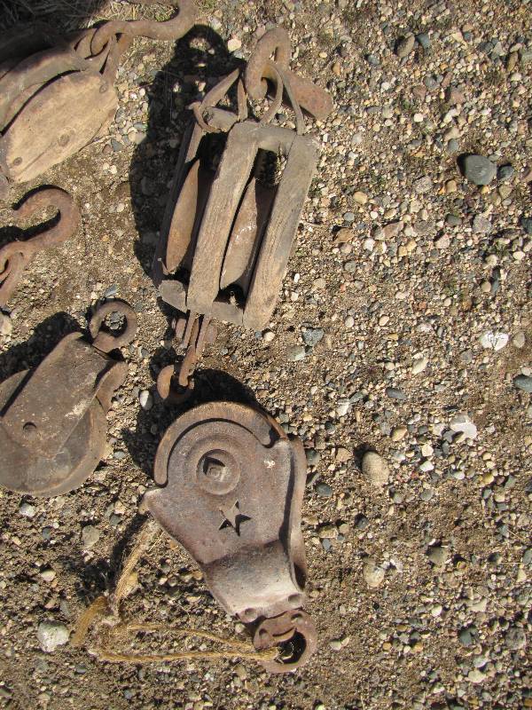 Wooden Barn Pulleys