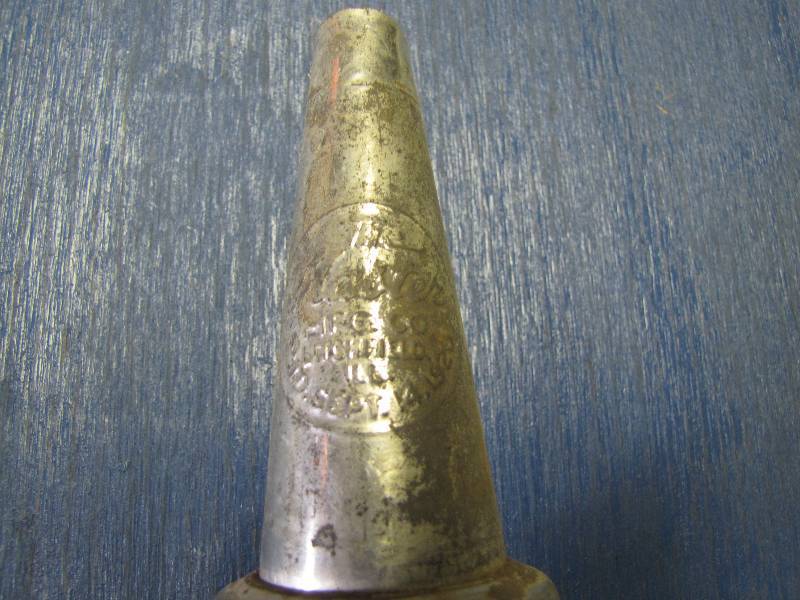 Old Tin Oil Can Glass with metal spout Oil dispenser &Telephone Insulator