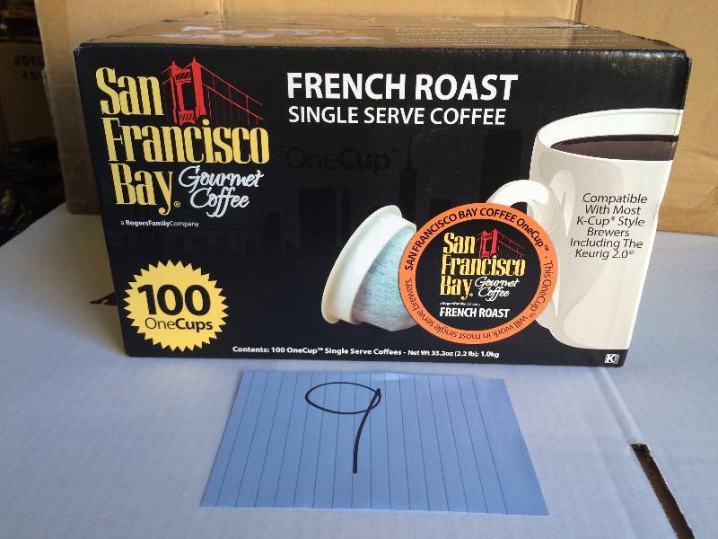 lot 9 image: SF Bay French Roast OneCup 100 cups