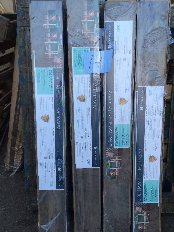 lot 17 image: 4 Boxes of Harmonics Mill Creek Maple Laminate Flooring 20.58 SQ FT Per Box