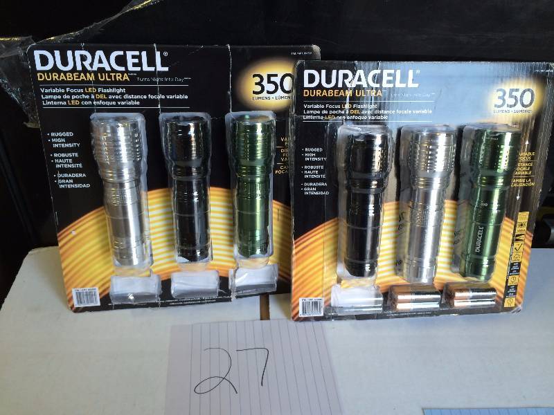 lot 27 image: Duracell Durabeam Ultra Flashlights