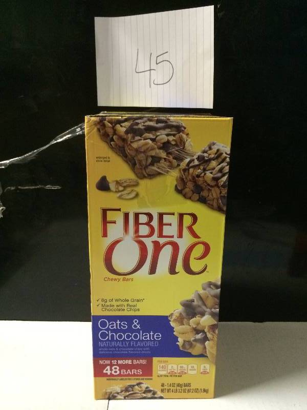 lot 45 image: Fiber One Oats&Chocolate Bars