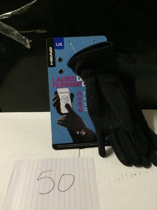 lot 50 image: HEAD Sensatec Touchscreen Ladies Digital Running Gloves
