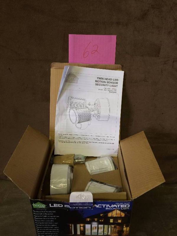 lot 62 image: LED Motion Activated Security  light