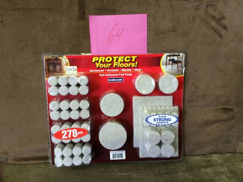 lot 64 image: Self Adhesive Felt Pads New
