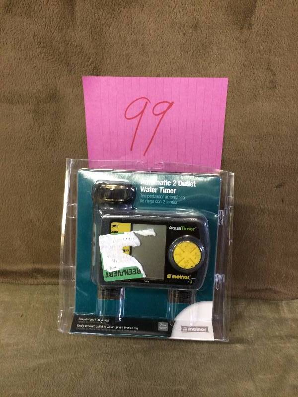lot 99 image: Automatic 2 Outlet Water Timer