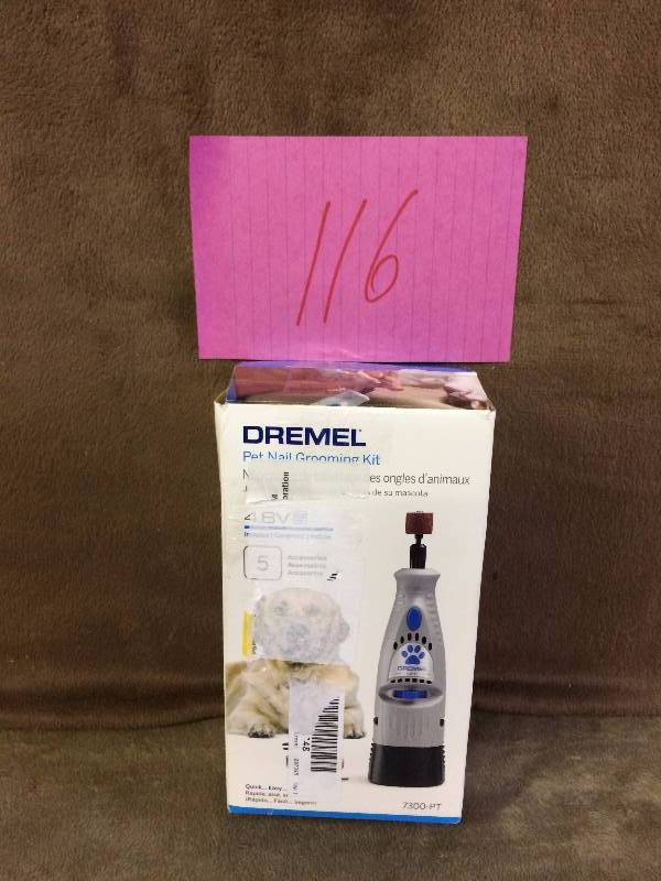 lot 116 image: Dremel Pet Grooming Kit