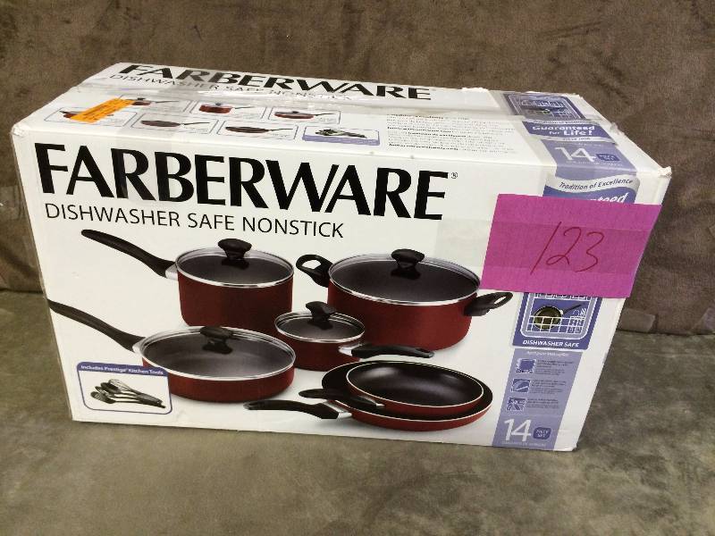 lot 123 image: Farbarware Cookware set used