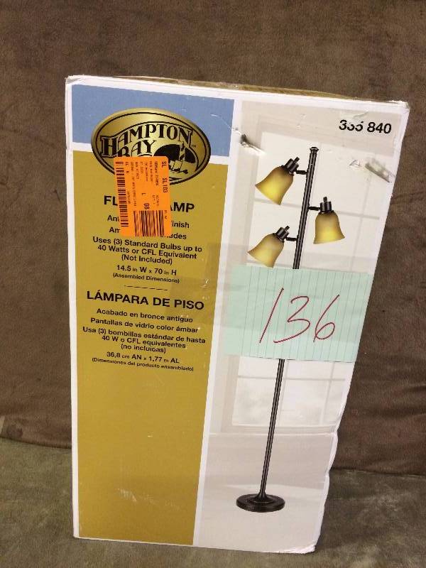 lot 136 image: Floor Lamp 335 840