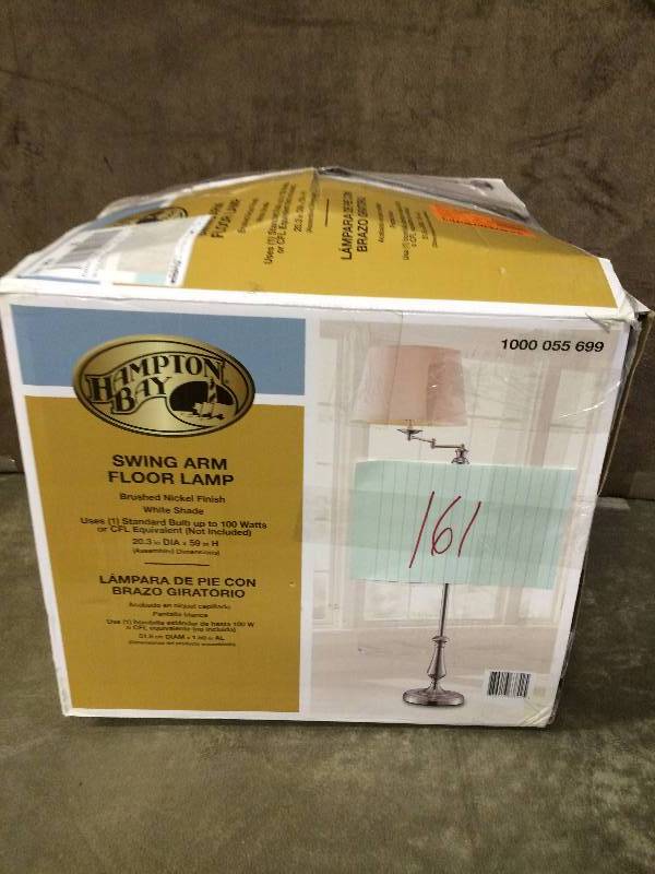lot 161 image: Swing Arm Lamp 1000055699 New