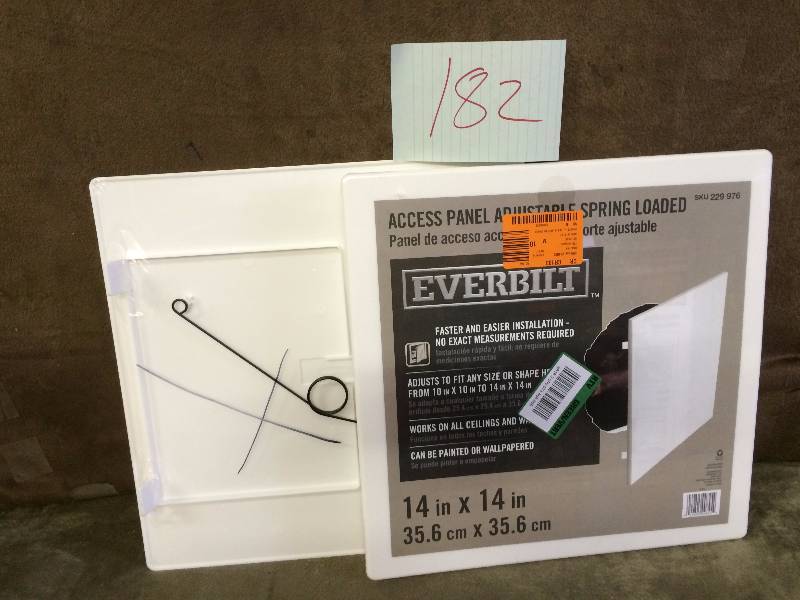 lot 182 image: Everbuilt Access Panel adjustable Spring Loaded