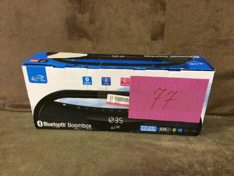lot 77 image: iLive Bluetooth Boombox