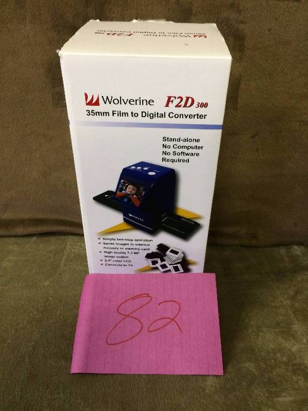 lot 82 image: Wolverine F2D 300 35mm film to digital converter