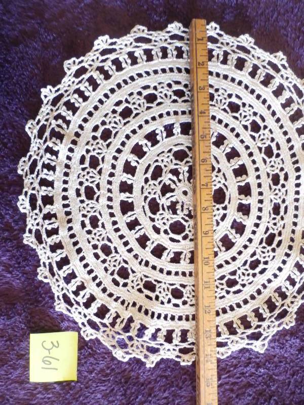 Hand made doillie.