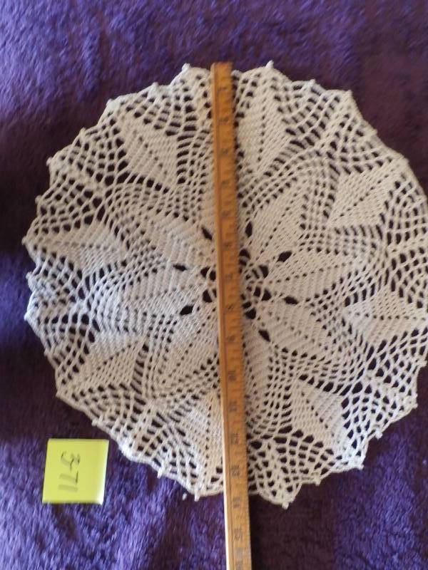 Hand made doillie.