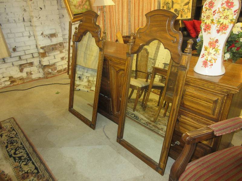 Drexel Dresser & Mirrors  Side Chair