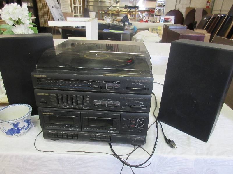 A Stereo Record Player and a  bit more Home Deco
