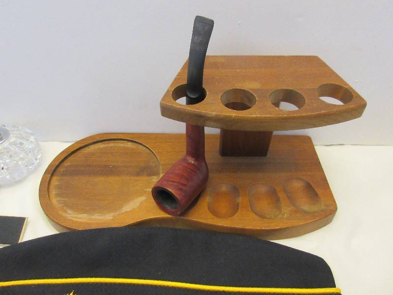 This and That Pipe, Pipe Rack, Pocket Knives, Flasks, Belt Buckles