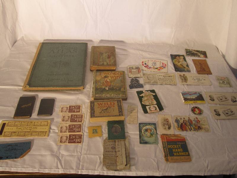 lot 28 image: Large Vintage Book and paper lot