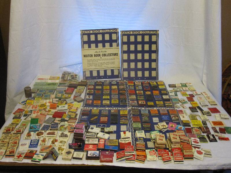 lot 29 image: Huge Vintage matchbook and matchbox lot, look close