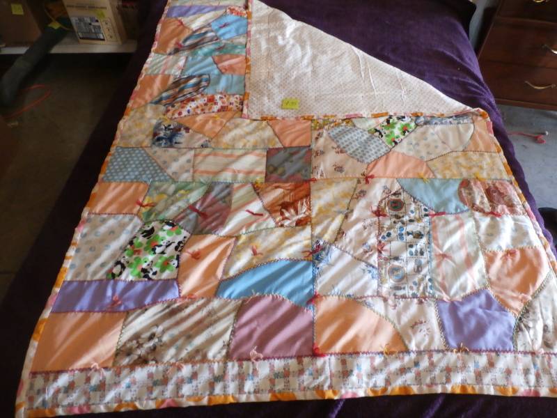 Hand made quilt.