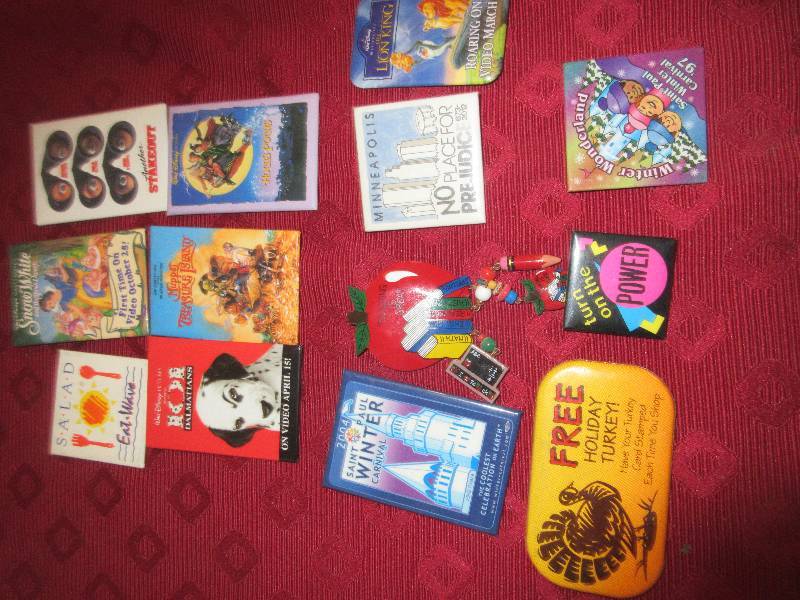 10 COLLECTIBLE PINS